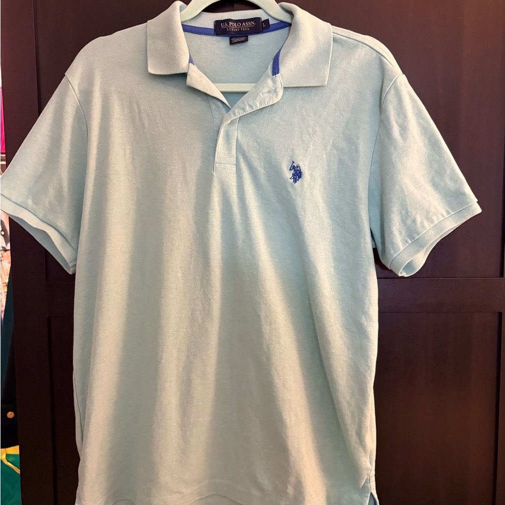 U.S. Polo Assn. Light Blue Men's Polo Shirt